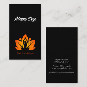 Carte De Visite Design de yoga