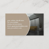 Carte de visite design d'intérieur (Dos)