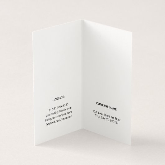 Carte De Visite Design d'intérieur blanc en bois élégant et modern (Intérieur)