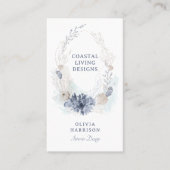 Carte De Visite Design d'intérieur côtier moderne (Devant)