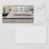 Carte De Visite Design d'intérieur - customisé (Devant / Derrière)