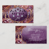 Carte De Visite Design d'intérieur de lustre Immobilier immobilier (Devant / Derrière)