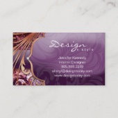 Carte De Visite Design d'intérieur de lustre Immobilier immobilier (Dos)