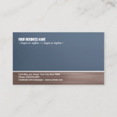 Carte De Visite Design d'intérieur du salon rétro (Dos)