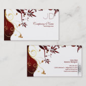 Carte De Visite Design d'intérieur élégant et simple (Devant / Derrière)