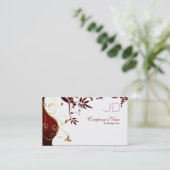 Carte De Visite Design d'intérieur élégant et simple (Debout devant)