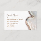 Carte De Visite Design d'intérieur et mobilier en bois bio ! (Dos)