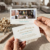 Carte De Visite Design d'intérieur Photo Showcase Moderne Design