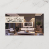 Carte De Visite Design d'intérieur professionnel à domicile (Devant)