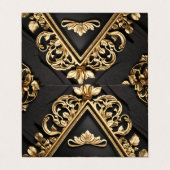 Carte De Visite Design doré (Extérieur déplié)