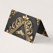 Carte De Visite Design doré (Dos)