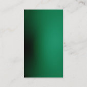 Carte De Visite Design élégant blanc vert tendance Consultant Crea (Dos)