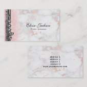 Carte De Visite design élégant des leçons de flûte (Devant / Derrière)