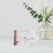 Carte De Visite design élégant des leçons de flûte (Debout devant)