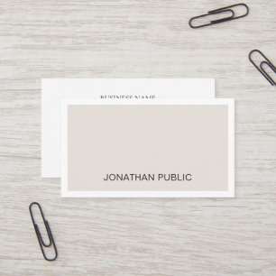Carte De Visite Design élégant Design élégant Design moderne Plat 