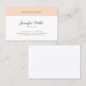 Carte De Visite Design élégant élégant élégant professionnel éléga (Devant / Derrière)