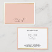 Carte De Visite Design élégant élégant Smart Professional Luxe (Devant / Derrière)