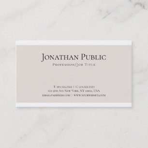 Carte De Visite Design élégant et créatif Professionnel Luxe moder
