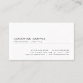 Carte De Visite Design élégant et élégant, moderne et élégant (Devant)