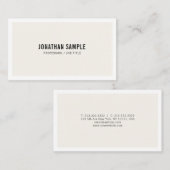 Carte De Visite Design élégant et élégant Police gothique tendance (Devant / Derrière)