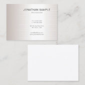 Carte De Visite Design élégant et moderne professionnel (Devant / Derrière)