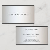 Carte De Visite Design élégant et moderne professionnel (Devant / Derrière)