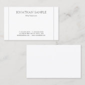 Carte De Visite Design Élégant et Moderne Professionnel Epuré Simp (Devant / Derrière)