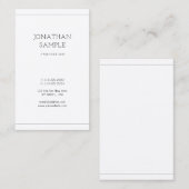 Carte De Visite Design élégant et moderne professionnel Luxe éléga (Devant / Derrière)