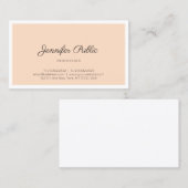 Carte De Visite Design Élégant et Moderne Professionnel Simple (Devant / Derrière)