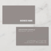Carte De Visite Design élégant et moderne tendance Plain Luxe Silk (Devant / Derrière)