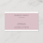 Carte De Visite Design élégant et professionnel Design moderne (Dos)