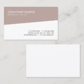 Carte De Visite Design élégant et professionnel Modèle moderne (Devant / Derrière)