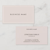 Carte De Visite Design élégant moderne élégant Design professionne (Devant / Derrière)