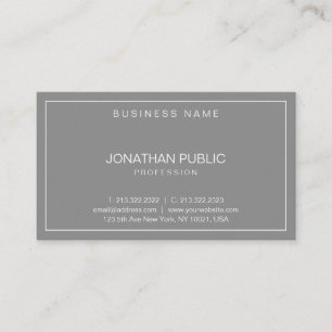 Carte De Visite Design Élégant Moderne Minimaliste Simple Tendance