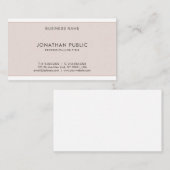 Carte De Visite Design élégant moderne Modèle Cool professionnel (Devant / Derrière)