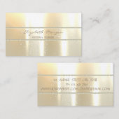 Carte De Visite Design élégant moderne, Perles (Devant / Derrière)