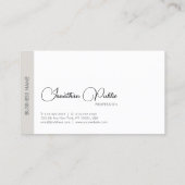 Carte De Visite Design élégant moderne professionnel tendance Desi (Dos)