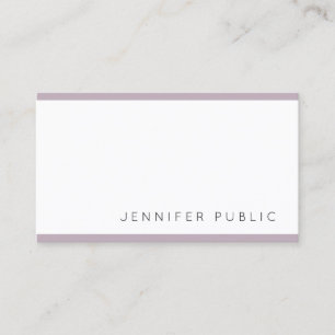 Carte De Visite Design Élégant Moderne Propre Professionnel Mignon