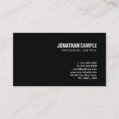 Carte De Visite Design élégant Moderne Simple Chic Plain tendance (Devant)