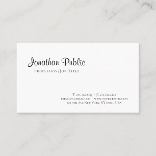 Carte De Visite Design élégant moderne tendance Design élégant min