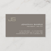 Carte De Visite Design élégant Monogramme Design moderne Professio (Devant)