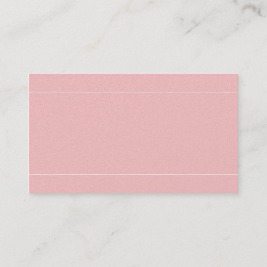 Carte De Visite Design élégant Plain Premium Pearl Finish Luxury (Dos)