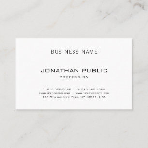 Carte De Visite Design élégant professionnel Design élégant modern