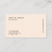 Carte De Visite Design élégant professionnel moderne (Dos)