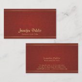 Carte De Visite Design élégant professionnel Perle finie de luxe (Devant / Derrière)