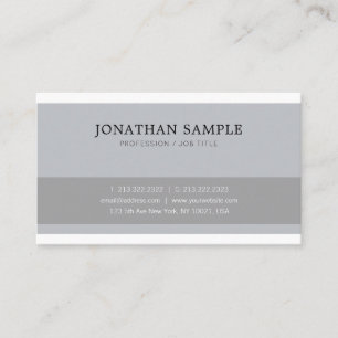Carte De Visite Design Élégant Propre Tendance Simple Professionne