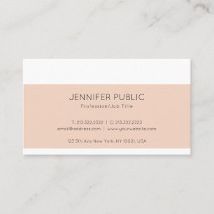 Carte De Visite Design élégant tendance Moderne Simple Luxe simple