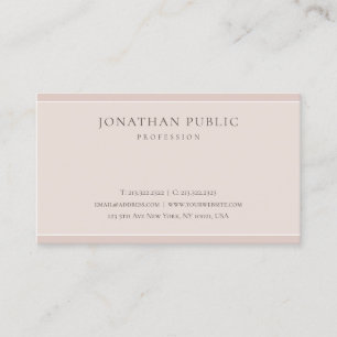 Carte De Visite Design esthétique professionnel Moderne Simple sim