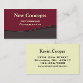 Carte De Visite Design et moderne (Devant / Derrière)