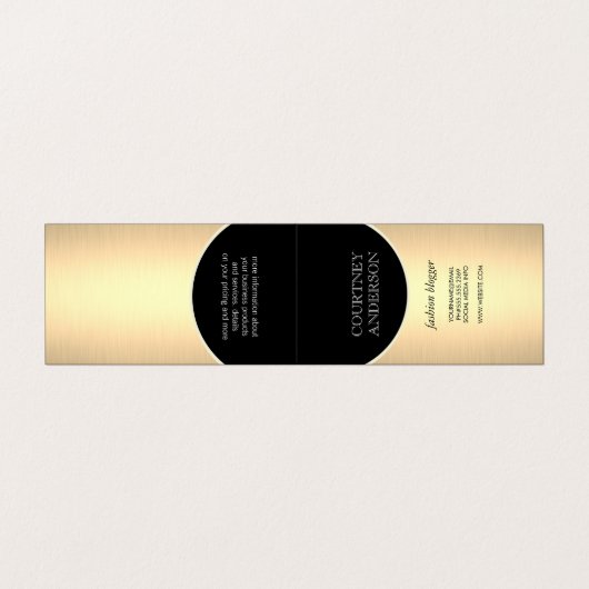 Carte De Visite Design et tendance (Extérieur déplié)